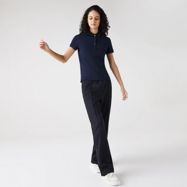 Áo Lacoste Slim Fit Polo Shirt Pique 'Dark Blue' - Ảnh 2