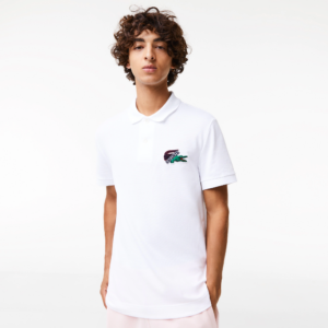 Ao Lacoste Organic Cotton Pique Polo 'White' PH1369-001
