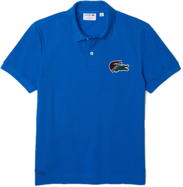 Ao Lacoste Holiday Organic Cotton Pique Polo 'Blue' PH1369-K1Q