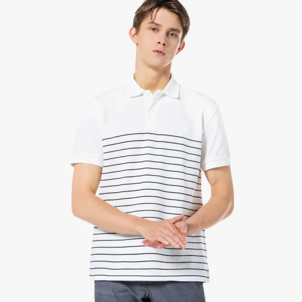 Áo Lacoste Men's Cotton Linen Blend Polo PH181E-51G-70V - Ảnh 5