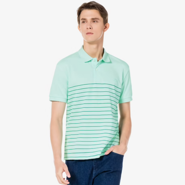 Áo Lacoste Men's Cotton Linen Blend Polo PH181E-51G-NRE - Ảnh 2