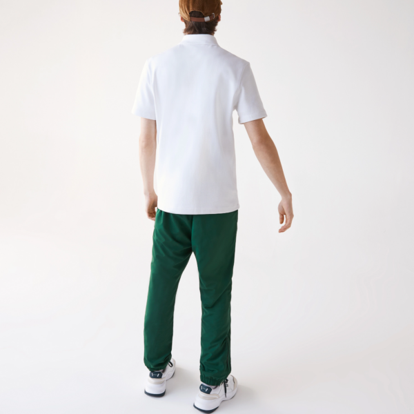 Áo Lacoste Men's Zippered Collar Regular Fit Reversible Piqué Polo PH1841-BRJ - Ảnh 3