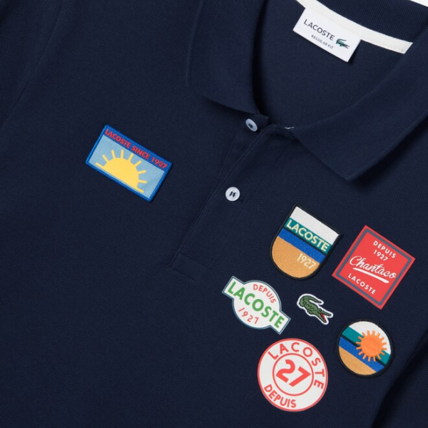 Áo Lacoste Chest Small Print SOUVENIR Polo PH1842-51G - Ảnh 6