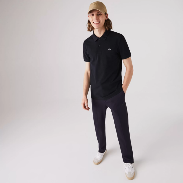 Áo Lacoste Men's Slim Fit Stretch Cotton Pique Polo Shirt PH1848-HDE - Ảnh 8