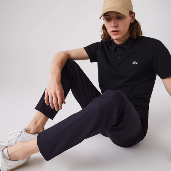 Áo Lacoste Men's Slim Fit Stretch Cotton Pique Polo Shirt PH1848-HDE - Ảnh 2