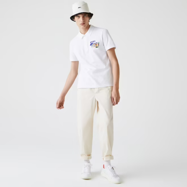 Áo Lacoste Chest Small Print SOUVENIR Polo PH1868-51G - Ảnh 4