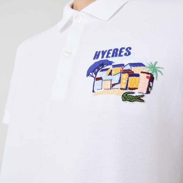 Áo Lacoste Chest Small Print SOUVENIR Polo PH1868-51G - Ảnh 3