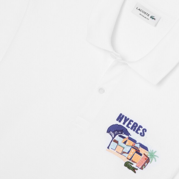 Áo Lacoste Chest Small Print SOUVENIR Polo PH1868-51G - Ảnh 5