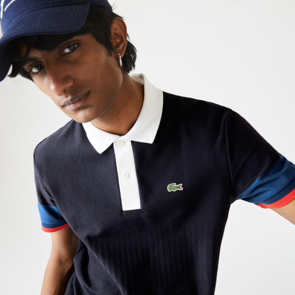 Áo Lacoste Made in France Regular Fit Polo Shirt PH1885-8BV - Ảnh 5