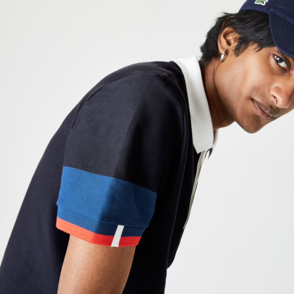 Áo Lacoste Made in France Regular Fit Polo Shirt PH1885-8BV - Ảnh 3