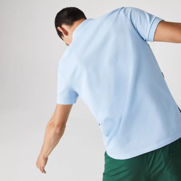 Áo Men's Lacoste Regular Fit Colourblock Cotton Pique Polo Shirt PH1889-9A0 - Ảnh 4