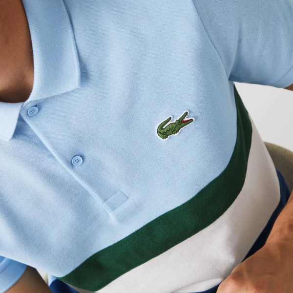 Áo Men's Lacoste Regular Fit Colourblock Cotton Pique Polo Shirt PH1889-9A0 - Ảnh 2
