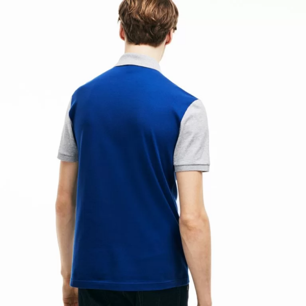 Áo Men's Lacoste Slim Fit Colorblock Stretch Pima Pique Polo PH3170-U9L - Ảnh 3