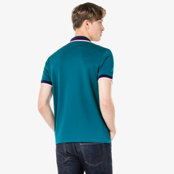 Áo Lacoste Men's Color Matching Semi Fancy Polo PH3461-51G-ZCD - Ảnh 4