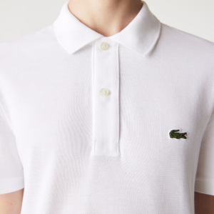 Ao Lacoste Slim Fit Petit Pique Polo 'White' PH4012-51-001