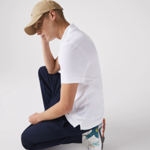 Ao Lacoste Slim Fit Petit Pique Polo 'White' PH4012-51-001