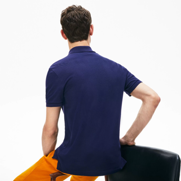 Áo Lacoste Slim Fit Polo Shirt 'Navy Blue' PH4012-11-166 - Ảnh 3