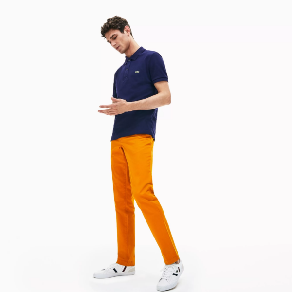 Áo Lacoste Slim Fit Polo Shirt 'Navy Blue' PH4012-11-166 - Ảnh 4