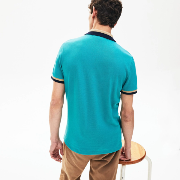 Áo Lacoste Men's Contrast Cotton Polo Shirt PH5095-XN3 - Ảnh 3