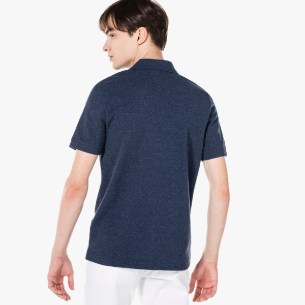Áo Lacoste Loop Polo Shirt Regular Fit Heathered Cotton Piqué PH5403-51G - Ảnh 3