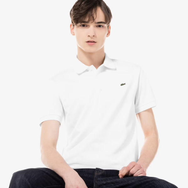 Áo Lacoste Basic Polo 'White' PH7937-51GT-001 - Ảnh 2