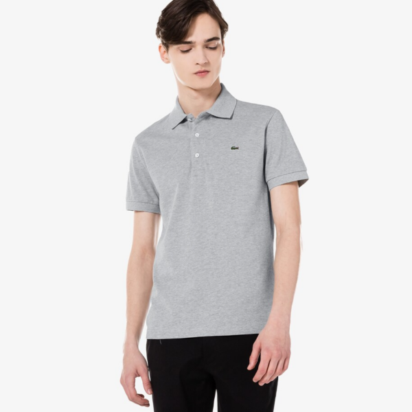 Áo Lacoste Slim Fit Stretch Cotton Piqué Polo 'Silver' PH7937-51GT-CCA - Ảnh 3