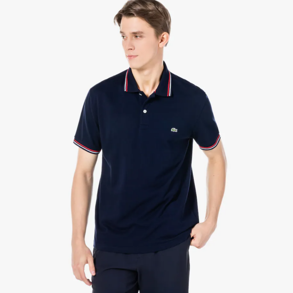 Áo Lacoste BBR Pin Color Short Sleeve Polo PH796E-51G-166 - Ảnh 3