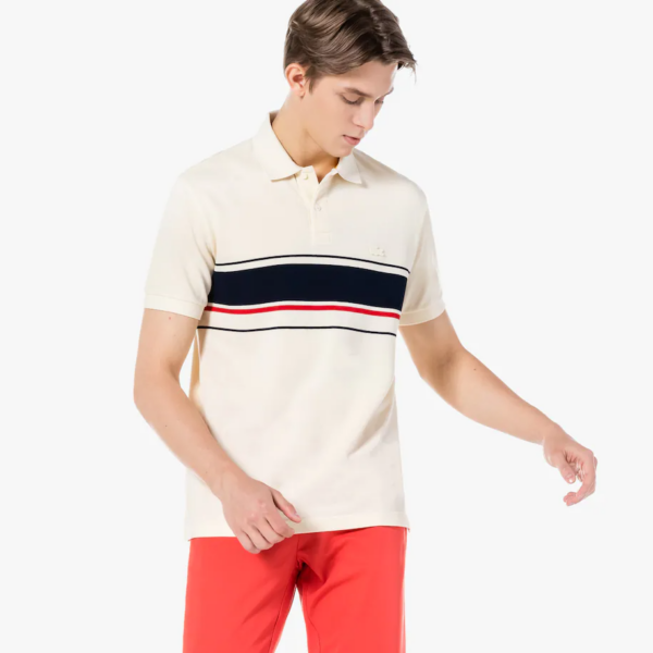 Áo Lacoste Men's Bold Pinstripe Polo PH797E-51G-056 - Ảnh 7