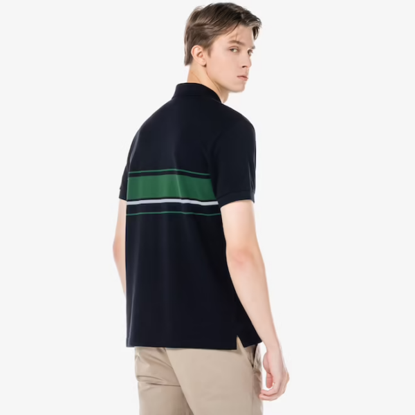 Áo Lacoste Bold Pinstripe Polo PH797E-51G - Ảnh 3