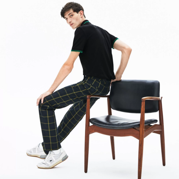 Áo Lacoste Slim Fit Cotton Pique Polo 'Diamond Badge' - Ảnh 3