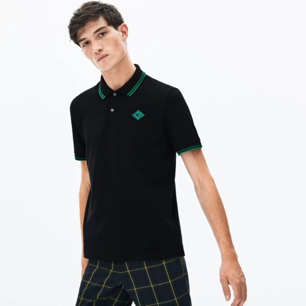 Áo Lacoste Slim Fit Cotton Pique Polo 'Diamond Badge' - Ảnh 2