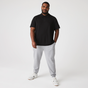 Ao Lacoste Breathable Cotton Pique Polo Shirt 'Black' PH8361-53G-031