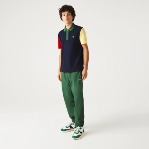 Ao Lacoste Colorblock Cotton Petit Pique 'Navy Blue Red' PH9536-821