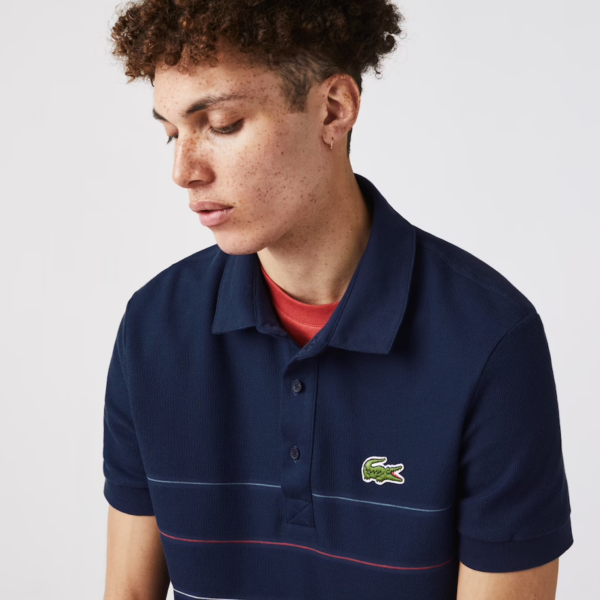 Áo Lacoste Men's MIF Chest 3 Color Polo PH9710-51G-KY0 - Ảnh 4