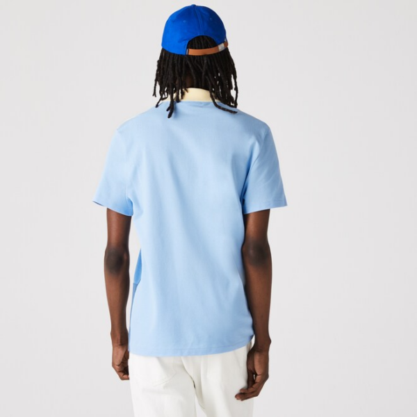 Áo Lacoste Gradient Color Block Polo Blue PH9719-51G - Ảnh 6