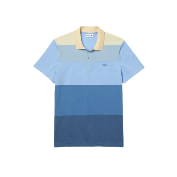 Áo Lacoste Gradient Color Block Polo Blue PH9719-51G