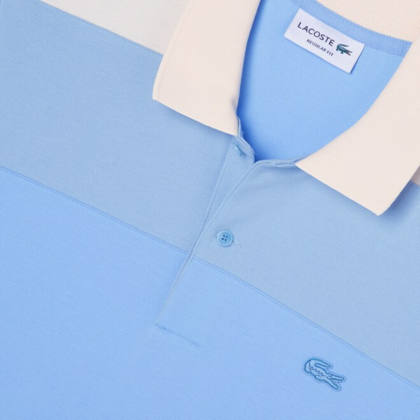 Áo Lacoste Gradient Color Block Polo Blue PH9719-51G - Ảnh 5