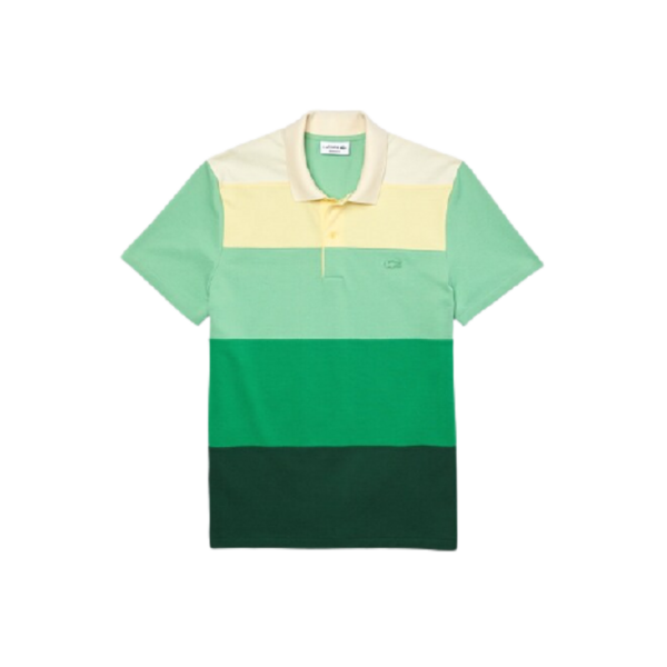 Áo Lacoste Gradient Color Block Polo Green PH9719-51G