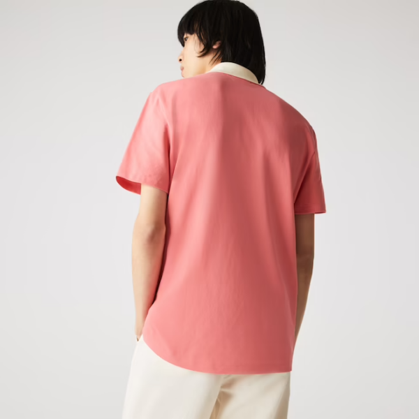 Áo Lacoste Gradient Color Block Polo Pink Red PH9719-51G - Ảnh 6
