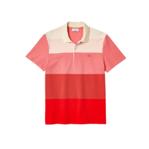 Áo Lacoste Gradient Color Block Polo Pink Red PH9719-51G