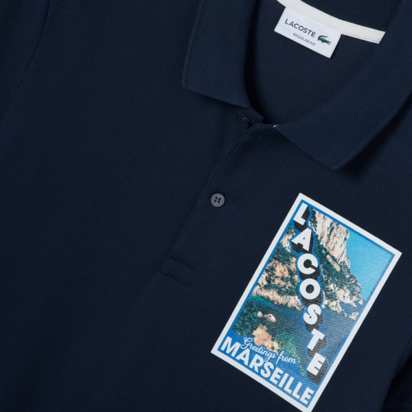 Áo Lacoste Men's Badge-Embellished Cotton Polo PH9727-51G-166 - Ảnh 8
