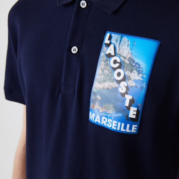Áo Lacoste Men's Badge-Embellished Cotton Polo PH9727-51G-166 - Ảnh 7