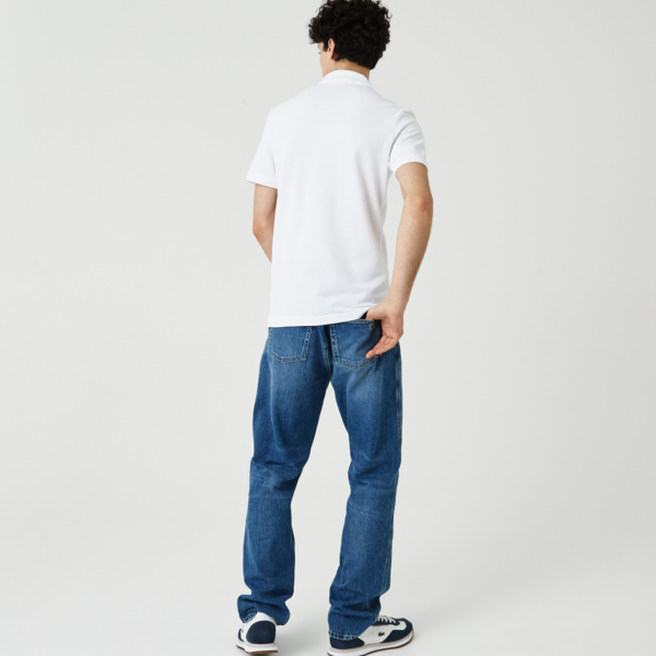 Áo Lacoste Embroidered Crocodile 'White' PH9733-001 - Ảnh 4