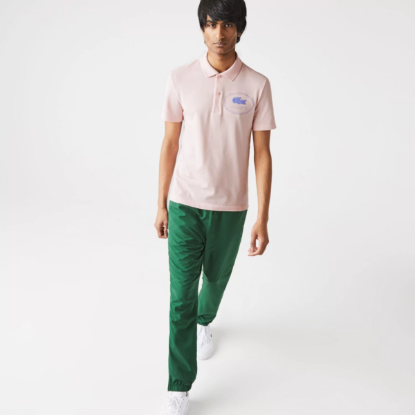 Áo Lacoste Slim Fit Embroidered Crocodile 'Pink' PH9733-ADY - Ảnh 3