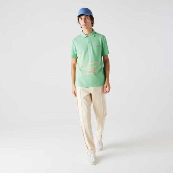 Áo Lacoste Men's Outline BIG CROC Polo PH9739-51G-TTF - Ảnh 2