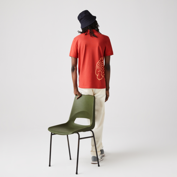 Áo Lacoste Regular Fit Crocodile Print Polo Shirt PH9739-67G - Ảnh 3