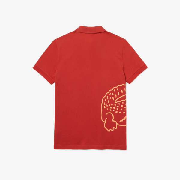 Áo Lacoste Regular Fit Crocodile Print Polo Shirt PH9739-67G - Ảnh 6