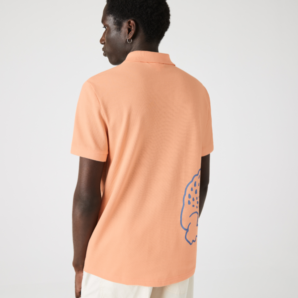 Áo Lacoste Regular Fit Crocodile Print Polo PH9739-HEB - Ảnh 4