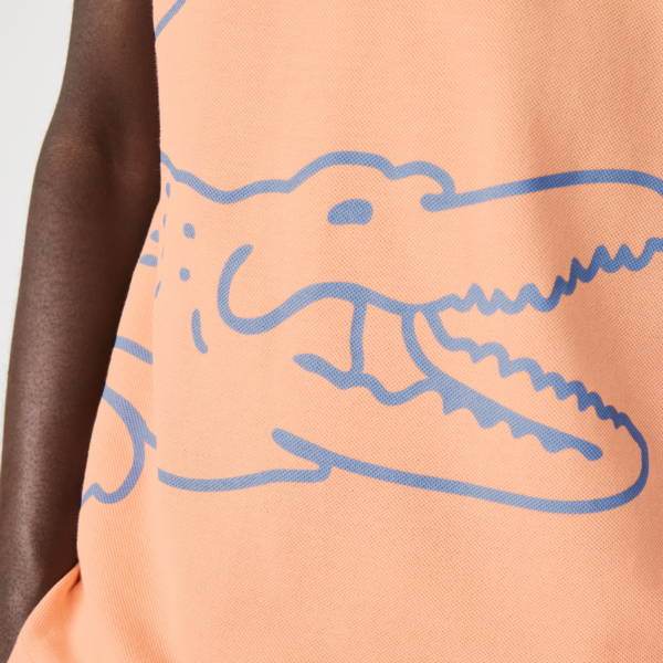 Áo Lacoste Regular Fit Crocodile Print Polo PH9739-HEB - Ảnh 6