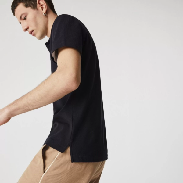 Áo Men’s Lacoste Regular Fit Badge Cotton Piqué Polo Shirt PH9761-HDE - Ảnh 5